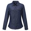Premier Womens/Ladies Jeans Stitch Long Sleeve Denim Shirt