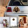 Halloween Car Stikers Funny 3D Vehicle Decals Halloween Gothic Auto Decoration Sticker For SUV Window Motorcycle Car Accessory