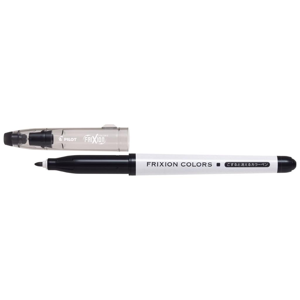 Pilot Цветная ручка Frixion Colors Black, которая исчезает при трении 10 штук SFC100M10B,
