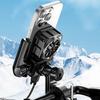 Cycling Phone Cooler Mount Anti-Shock Motorcycle Holder with Heat Sink Chip Navigation Bracket for Motorcycle Bicycle Scooter
