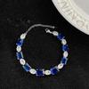 Original Design Light Luxury Sapphire Zircon Bracelet Suitable For Women's Daily Party Fashion Jewelry