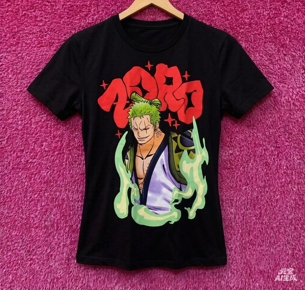 One Piece Roronoa Zoro Wano Fit Arc Anime Graphic TShirt 2026 New Cotton Summer Tshirt for Unisex and Women
