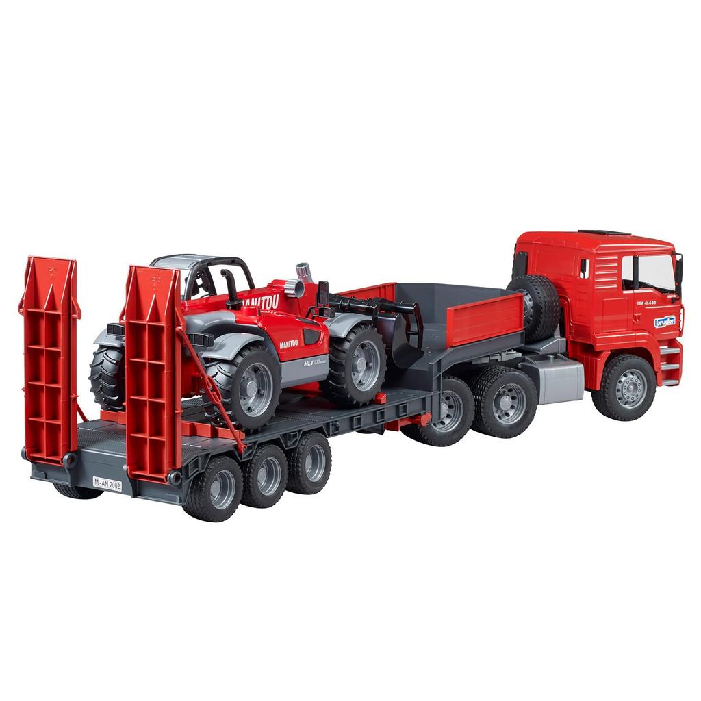 Bruder MAN Truck Manitou Телескопический погрузчик MLT633 BR02774 &