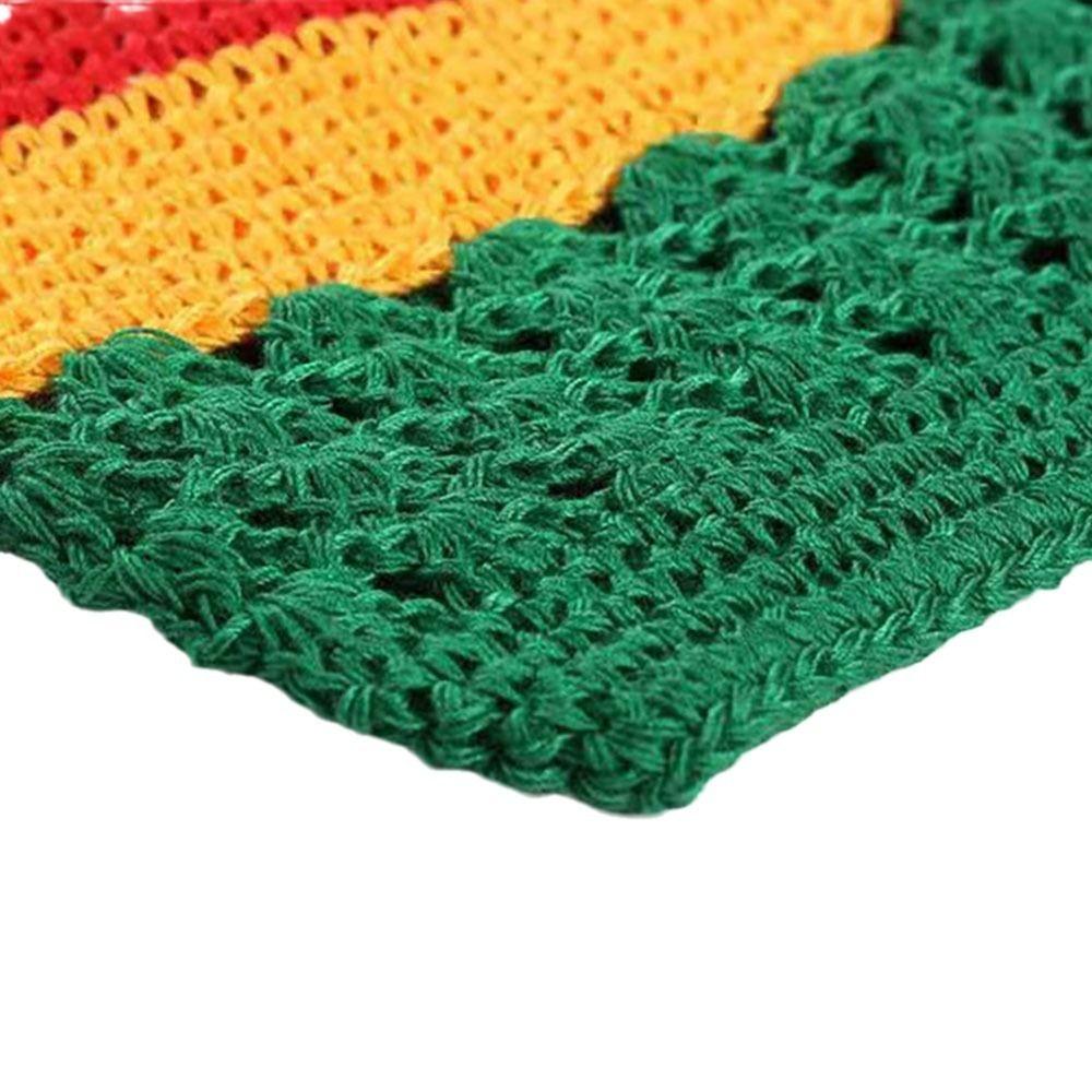 Эластичная куфи шапка вязаная хлопковая шапка-бини унисекс крючком