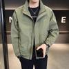 Men's Spring and Autumn Stand-up Collar Casual Jacket Jacket Korean Version Versatile Young and Middle-aged Top
