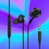 S8 Plus Wired Earphone Good Sound Effect Waterproof Ergonomic 3.5mm Gaming Stereo Earbud for Calling