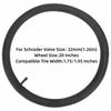 2 PCS 20 x 1.75/1.95 Inner Tube Replacement Rubber Bike Tires Tube  Tire Repair