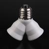 E27 To 2E27 Base Light Lamp Bulb Socket Adapter Converter Socket Lamp Holder for Home Socket Bulb Holder Light Socket