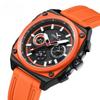 Fashion Square Men's Watch New Multi-functional Quartz Waterproof Tape Watch