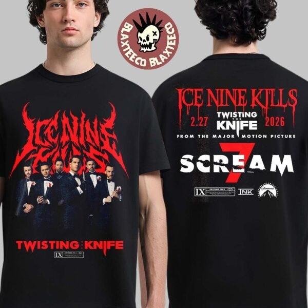 Ice Nine Kill The Knife Часть Первая Скручивая Ножи Открывающий Нож Футболка Унисекс Футболка