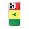Coque iPhone - Drapeau Sénégal - iPhone 14 Pro Max - Souple - Multicolore - Vertical