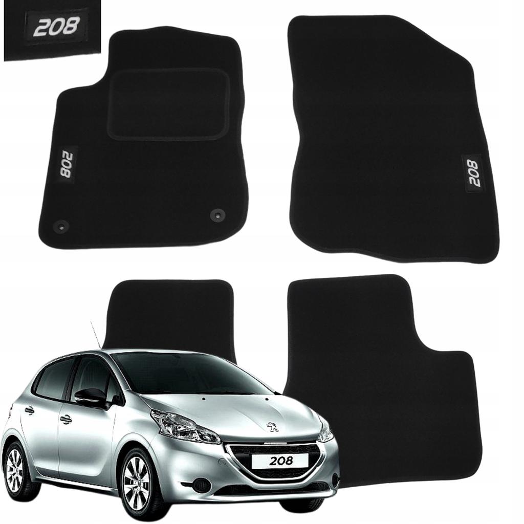 Велюровые коврики для Peugeot 208 2012-2019 дворники для автомобиля вышивка b