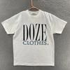 ВИНТАЖНАЯ Футболка Doze Clothes Мужская 2XL XXL Белая С Одинарным Швом Графическая Уличная 90-е