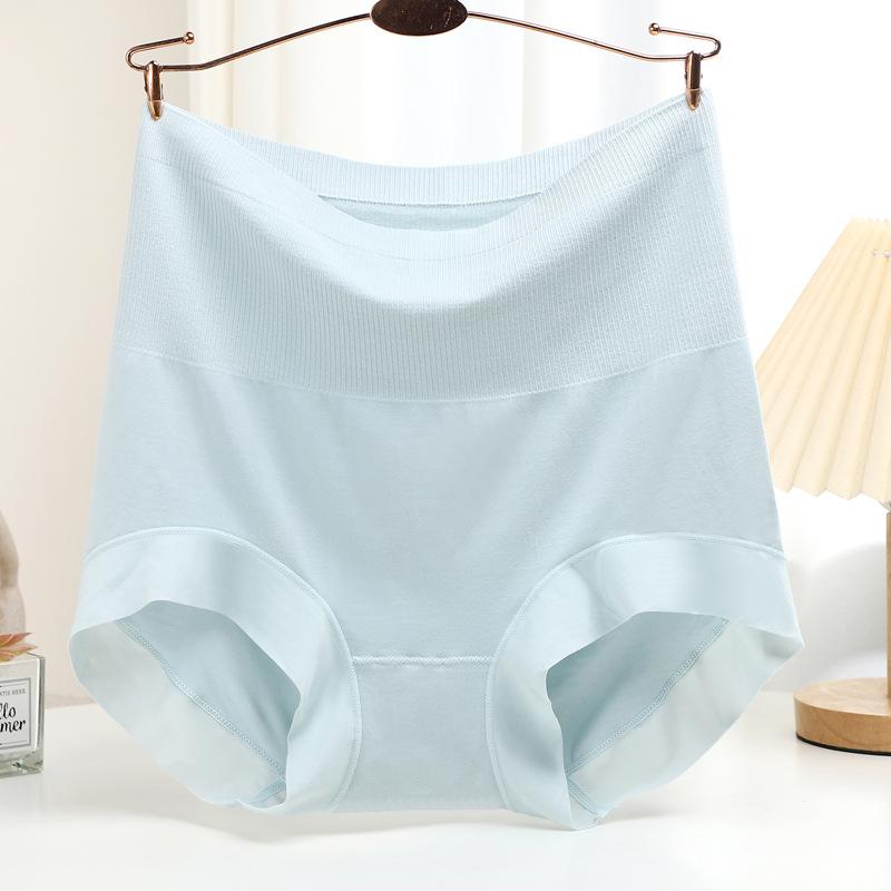 Большие размеры с высокой талией бесшовное нижнее белье удобные женские трусики хлопковое нижнее белье трусики