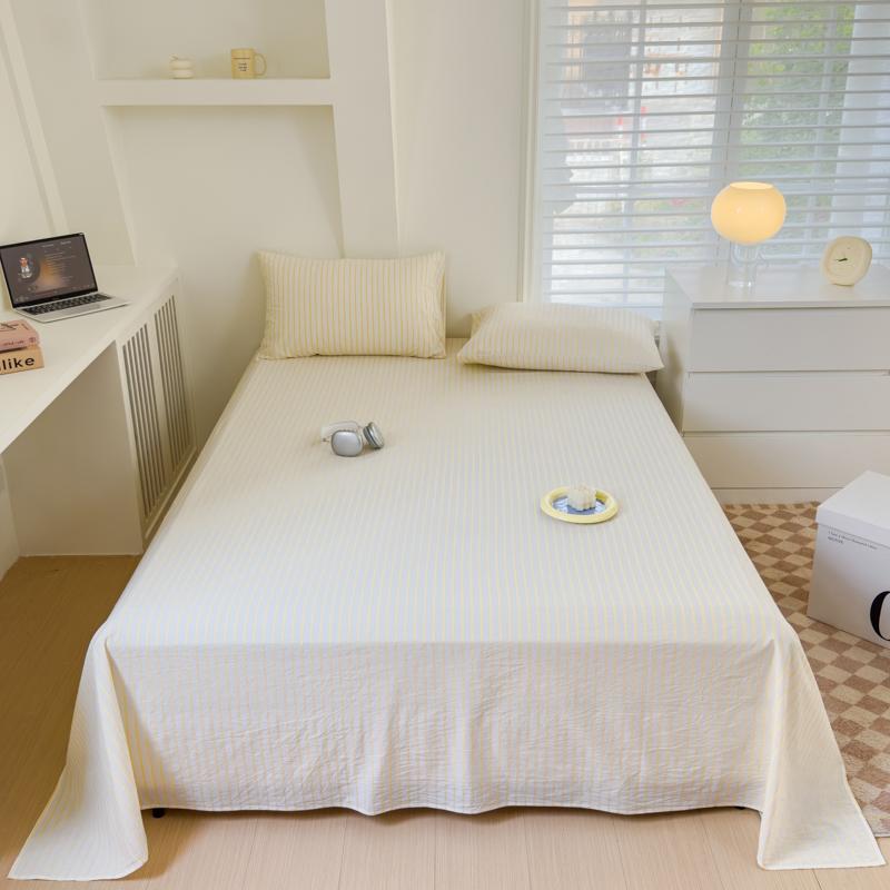 100% хлопок простыня в полоску простыня для кожи постельное белье для взрослых и детей простыни sabanas para cama (Нет наволочки)