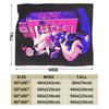 Helluva Boss Loona Flannel Blankets  Warm Throw Blanket for Living Room Airplane Travel Graphic Bedspread Sofa Bed Cover