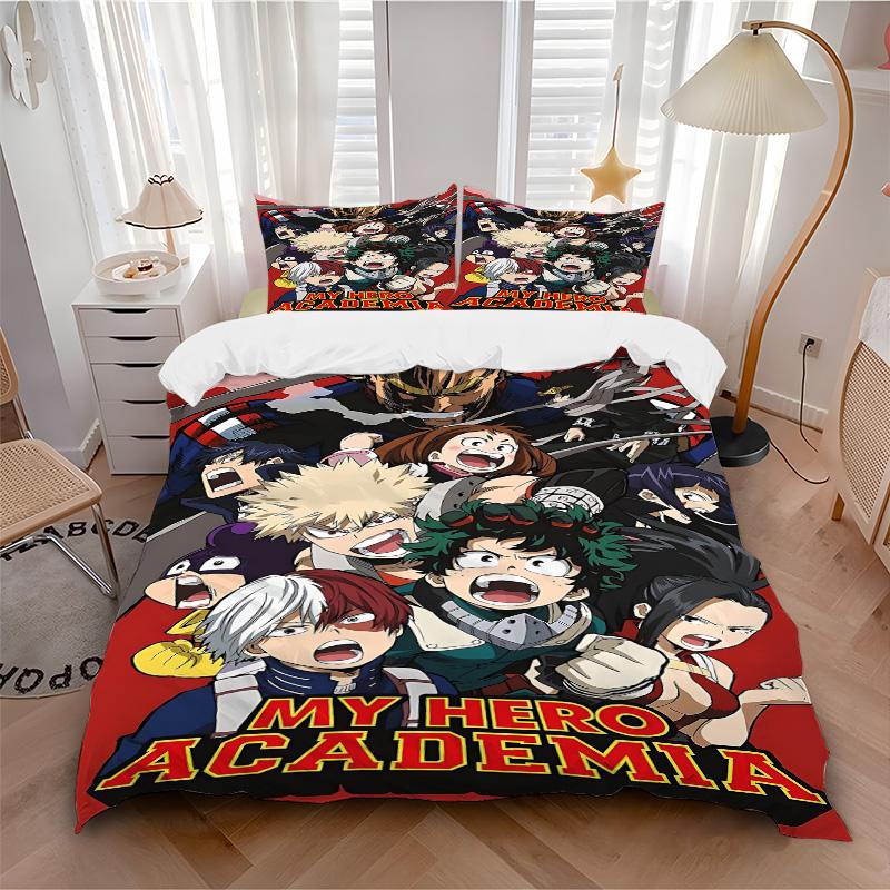 Heroic Adventures Unleashed Print 3Pcs Bedding Setduvet Cover With 2 Bedropillowcase Home Birthday Gift