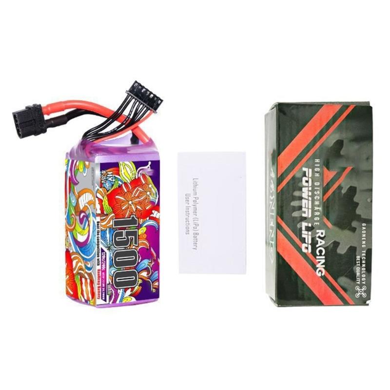 Rapid Charge 22.8V 1500mAh 120C HV Battery With High Discharge Rate For Heavy Duty Drones And FPV Racing