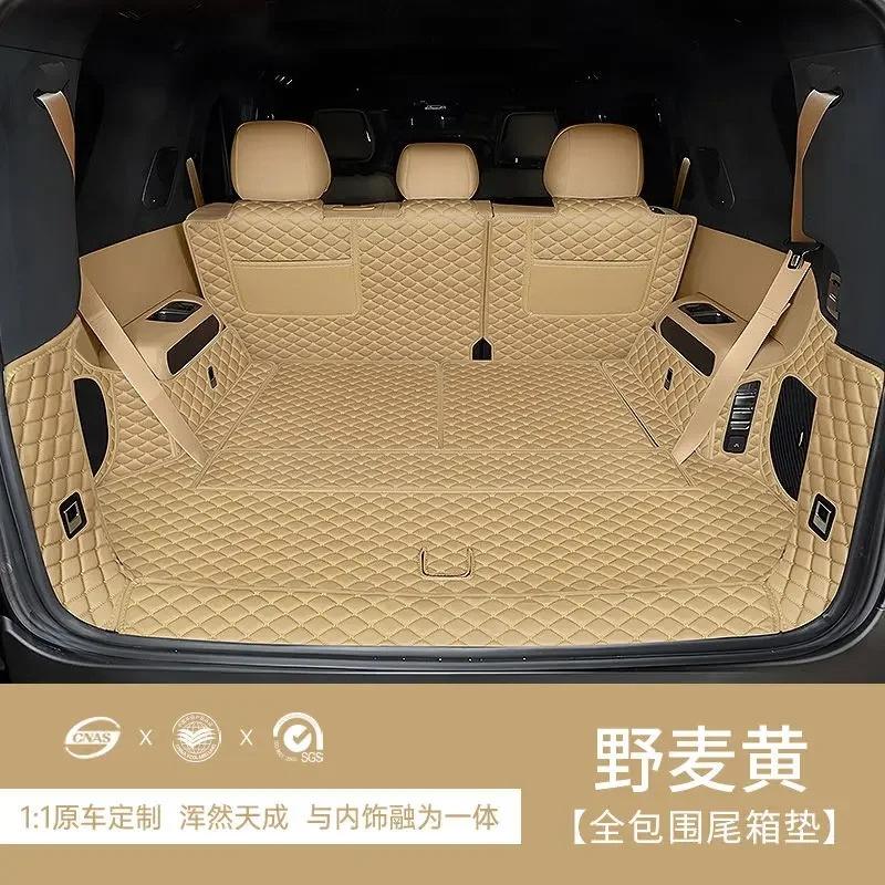 For BYD Equation Leopard 8 2026 2025 Car Boot Mat Rear Trunk Liner Cargo Leather Floor Carpet Tray Protector Accessories Mats