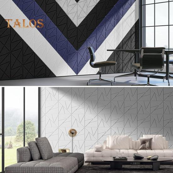 12 шт. звукоизоляционная стеновая панель самоклеящаяся звукопоглощающая высокоплотная толстая акустическая пенная панель шумоподавляющая настенная декоративная плитка