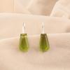 Peridot Gemstone 925 Sterling Silver Jewelry Handmade Earrings1.26" Gift For Her EE-138-7