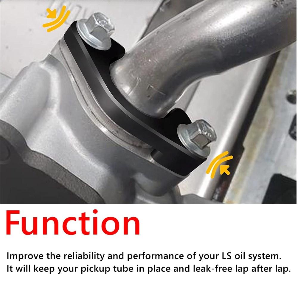 Новый масляный насос приемная трубка скоба поясной скоба держатель для GEN III IV LS1 LS2 LS3 LS6 Corvette Trans автомобильные алюминиевые аксессуары