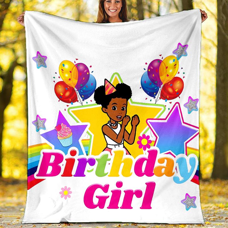 Gracie's Corner Theme Printed Blanket - Perfect for Couch, Bed, Travel & Outdoor Use | Machine Washable, Cozy & Durable.