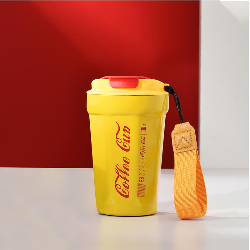 "Smart Temperature Classic Coffee Cup: Portable & Stylish 316 Stainless Steel Event Gift"