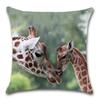 Cushion Cover for Home Decoration, Animal, Giraffe, Big Cat, Zebra, for Sofa, Chair, Car Seat, Friend, Bedroom, Gift