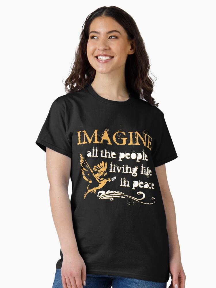 John Lennon Imagine Classic T-Shirt