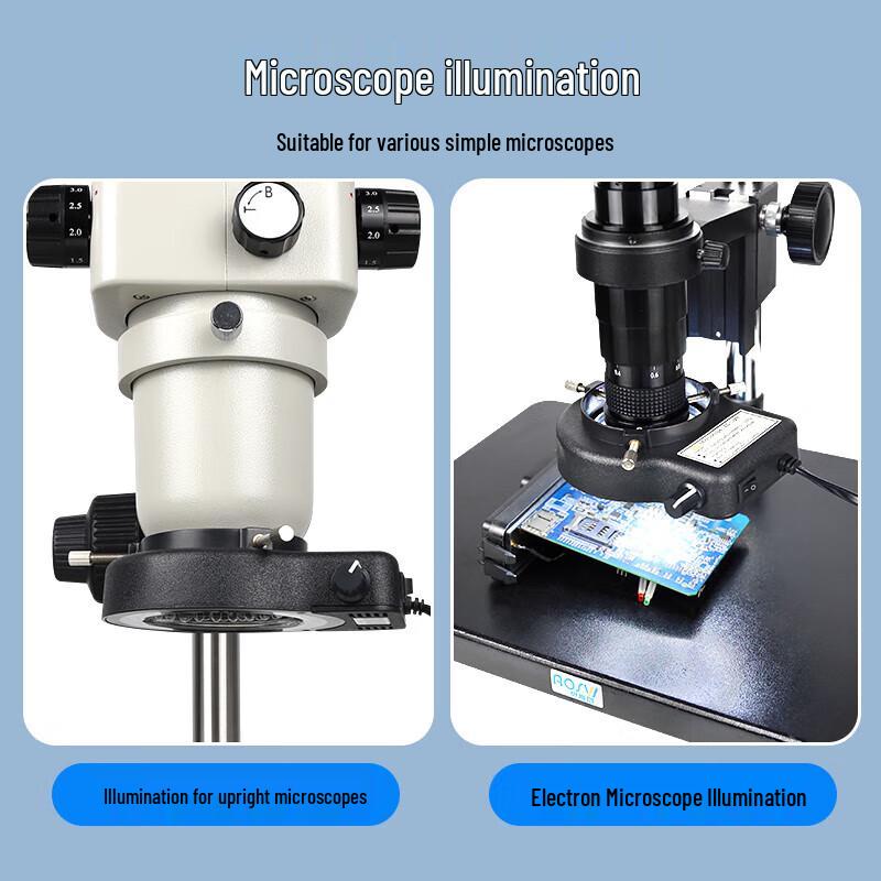 AOSVI Industrial LED Ring Light for Stereo Microscopes