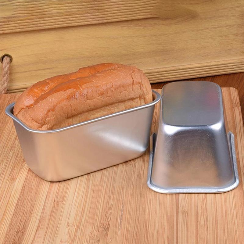 1Pc Square Box Mold Baking Tool Aluminum Alloy Non-Stick Bread Cake Toast Pan