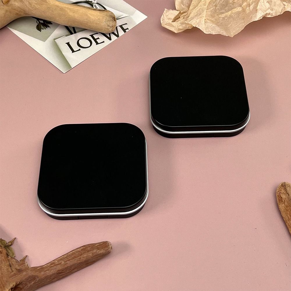 Пластиковая коробка-поддон для помады с зеркалом, принадлежности для макияжа, палетка для теней для век