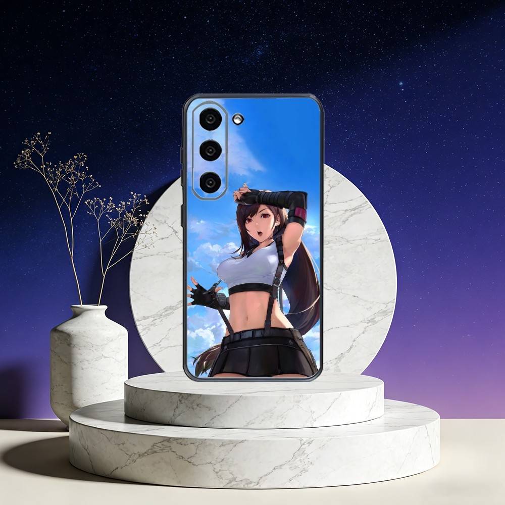 Game FF T-Tifa L-Lockhart-S Phone Case For Samsung Galaxy A73,A72,A71,A70,A53,A52,A51,Others Soft Black Cover