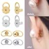 10pcs Comfortable Earring Backs Stylish Earring Backs with Pigs Nose/Flower Shape Unique Lifters for Heavy Earrings