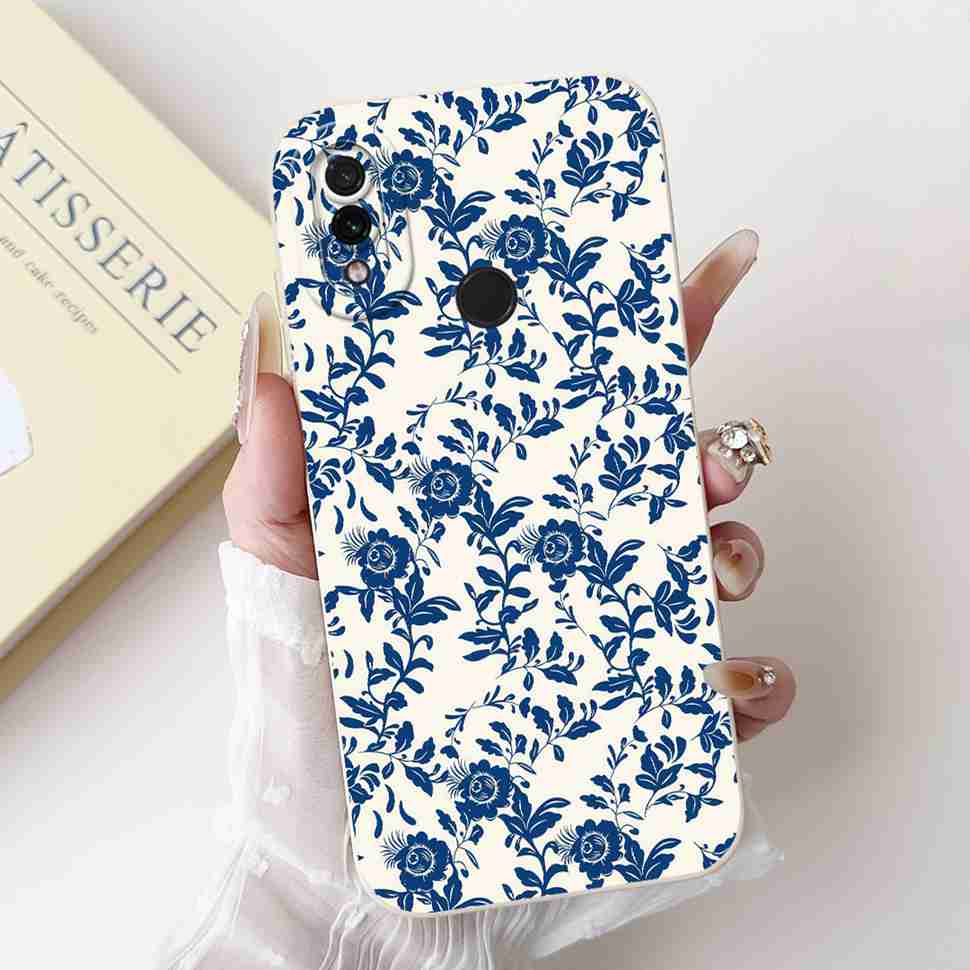 For Xiaomi Redmi Note 7 6.3" Casing Cute Cartoon Shockproof Back Cover For Redmi Note 7 note7 Flower Soft Silicone Phone Cases