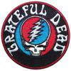 Grateful Dead Steal Your Face Woven Logo Iron On Patch