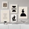 Абстрактные богемные настенные художественные принты, постер, картины на холсте в стиле бохо, минималистичные линии тела, современная гостиная, интерьер, домашнее украшение