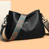 Модная женская сумка кроссбоди из мягкой кожи большой вместимости, трендовая сумка для мамы, для повседневного использования, из ПУ материала, на молнии, на плечо