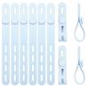 10Pcs Silicone Cable Ties Organizer Management Cord Reusable Organizer with High Elasticity Adjustable Anti-Lost