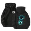 Anime My Hero Academia Harajuku Midoriya Izuku Manga Quarter Zipper Hoodies Cartoon Men Spring Fall Pullover Sweatshirts