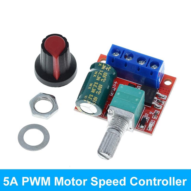 TZT DC 1.8V-35V 2A 3A 5A 10A 30W 80W PWM Motor Speed Controller Low Voltage Motor Speed Controller PWM Adjustable Drive Module