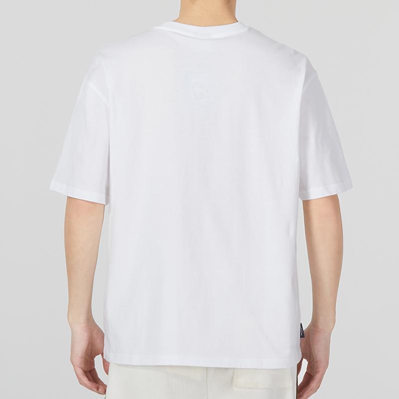 Puma Футболка Team Graphic с вышивкой, спортивная свободная дышащая футболка с короткими рукавами, мужские топы, белые 621987-02