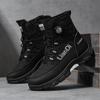 Мужские зимние сноубутсы 2025 года, на флисовой подкладке, толстые, теплые, в британском стиле, размер 48