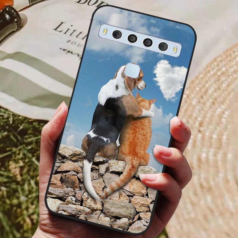 Чехол для телефона Для TCL 10L Чехлы 10 Pro Мягкий силиконовый чехол Для TCL 10L 10 Lite 5G UW 10Lite 10Pro 10 L Plus Модный чехол Coques