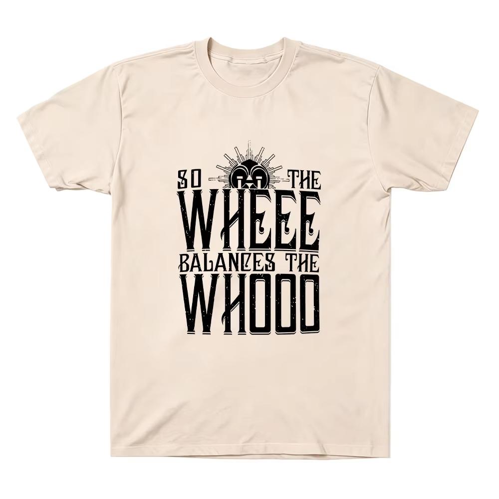 2026 Summer Expedition 33 The WHEE Balances The WHOOO T-shirt Unisex Casual Oversized T-shirt Print Crew Neck Short Sleeve Lightweight Casual T Shirt