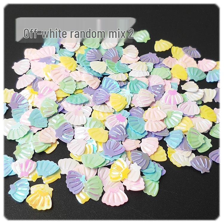 Yaleduo 8мм Мини Золотой Мерцающий Пайетки Ракушки - Макияж Глаз, Канцелярские Товары, DIY Ювелирные Изделия, Эпоксидный Глиттер