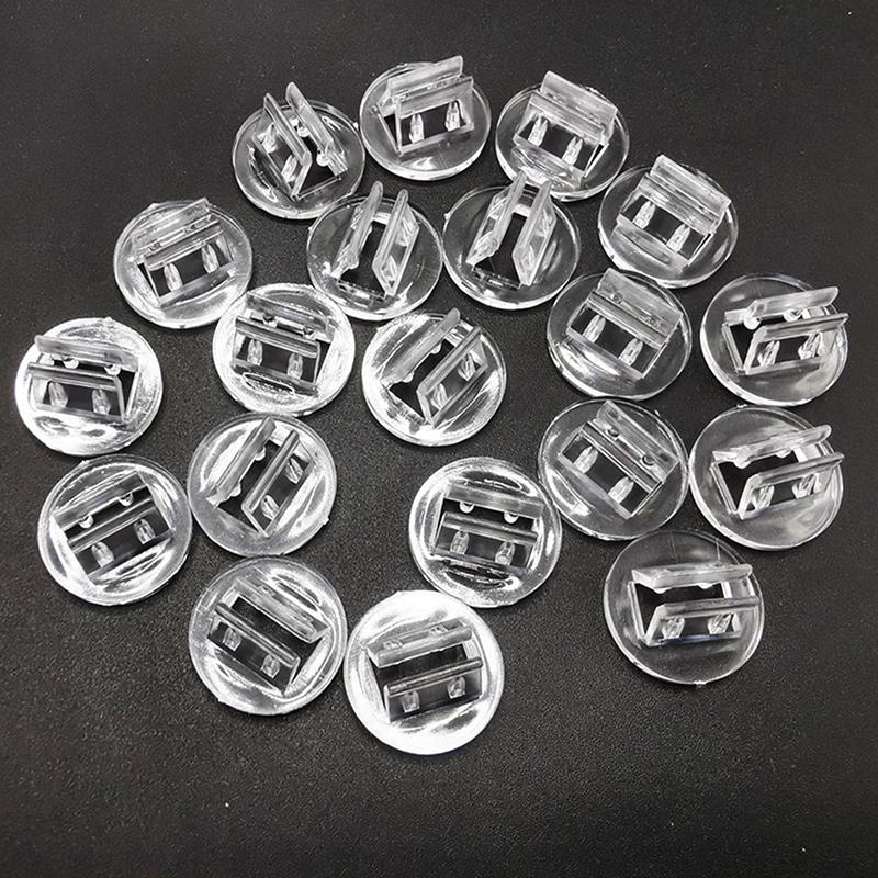 10 шт., 20 мм, подставка для пластиковых карт, уникальные прозрачные фиксированные реквизиты для бумажных карточек для настольных игр