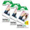 Fujifilm Набор из 5 упаковок моментальной пленки Instax Mini Twin 10 листов x 2 упаковки 40 листов Одиночная 10 листов Всего 50 листов