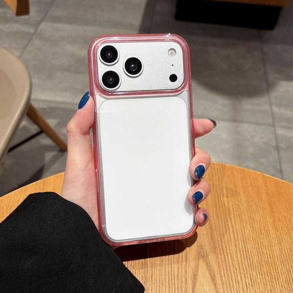 Модный гелевый чехол 2-в-1 для телефона подходит для iPhone 17 Pro Max Нескользящий 16/15/14 Pro Большое отверстие 13